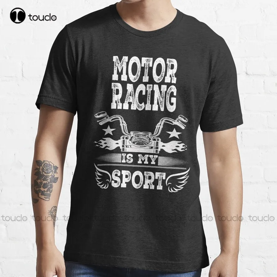 

Женская футболка с принтом Motor Racing Is My Sport - For Motor Racing Футболка "Влюбленные" белая женская Футболка Harajuku уличная одежда новая популярная футбо...