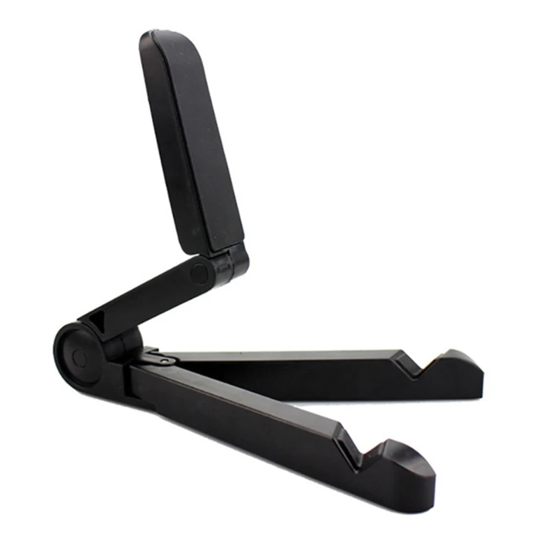 

Record Holder Skidproof Foldable Desgin Turntable Holder Cellphone Computers Tablets Stands Tabletop Storage Rack