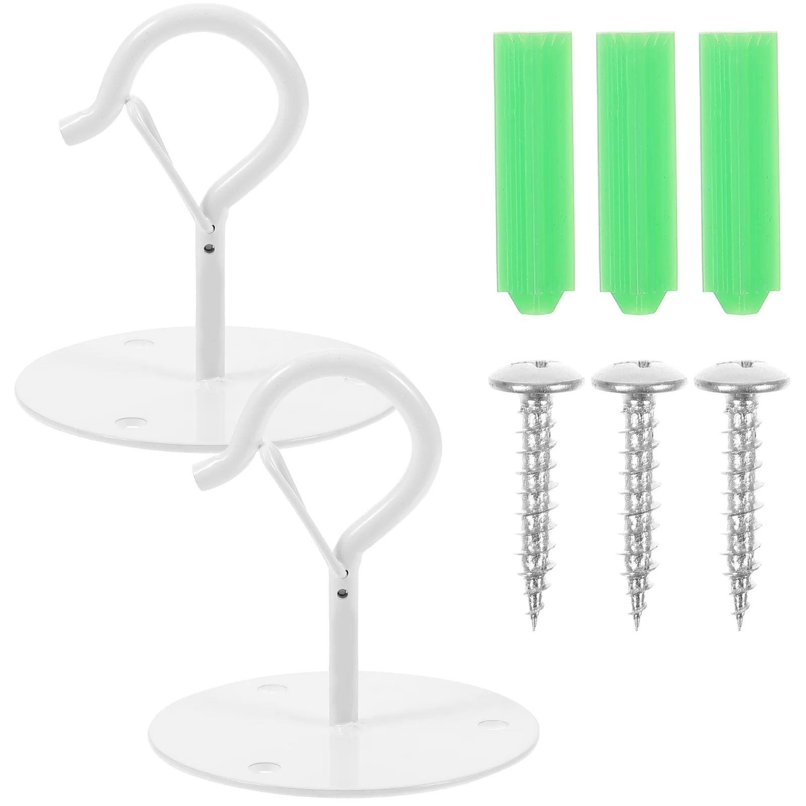 

2pcs Ceiling Hooks Planter Hooks Hangers with Safety Buckle Hooks Hanging Plants Hangers