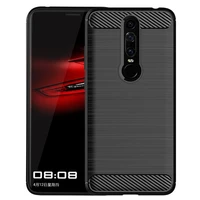 shockproof carbon fiber case for mate rs brushed texture rubber silicone case for huawei mate rs phone cover