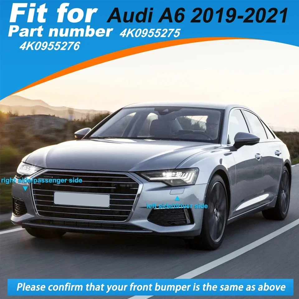 Lefit передняя фара головного света для Audi A6 2019 2020 2021 бампер Распылительная насадка