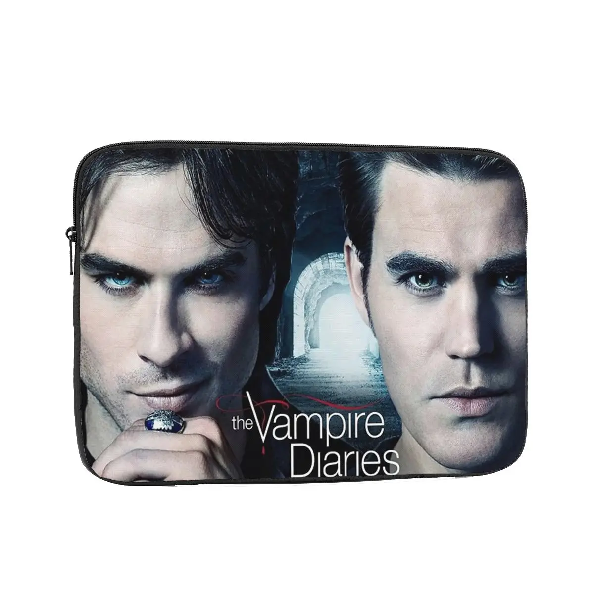 

Zipper Laptop Notebook Sleeve Cover Bag The Vampire Diaries Computer Sleeve Case Damon Shockproof Case Bag for Macbook Air Pro