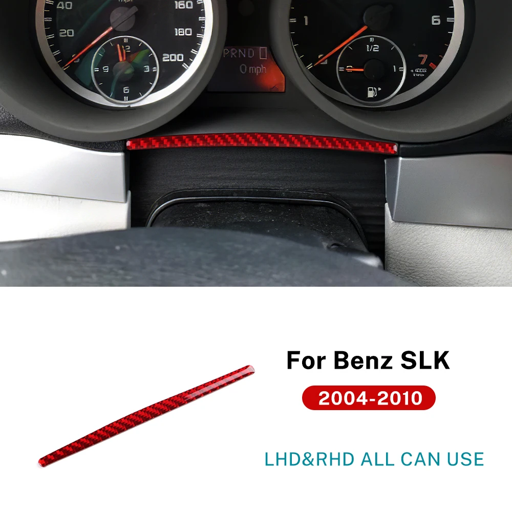 

Настоящая мягкая наклейка из углеродного волокна для Mercedes Benz SLK R171 2004 2005 2006 2007 2008 2009 2010, аксессуары для рамы спидометра