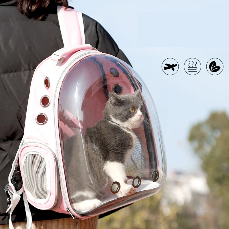 

Portable Dog Bag Backpack Pet Bag Cat Carrier Outdoor Travel Oxford Mesh Dog Backpack Breathable Kitten Pouch Puppy Suppliers