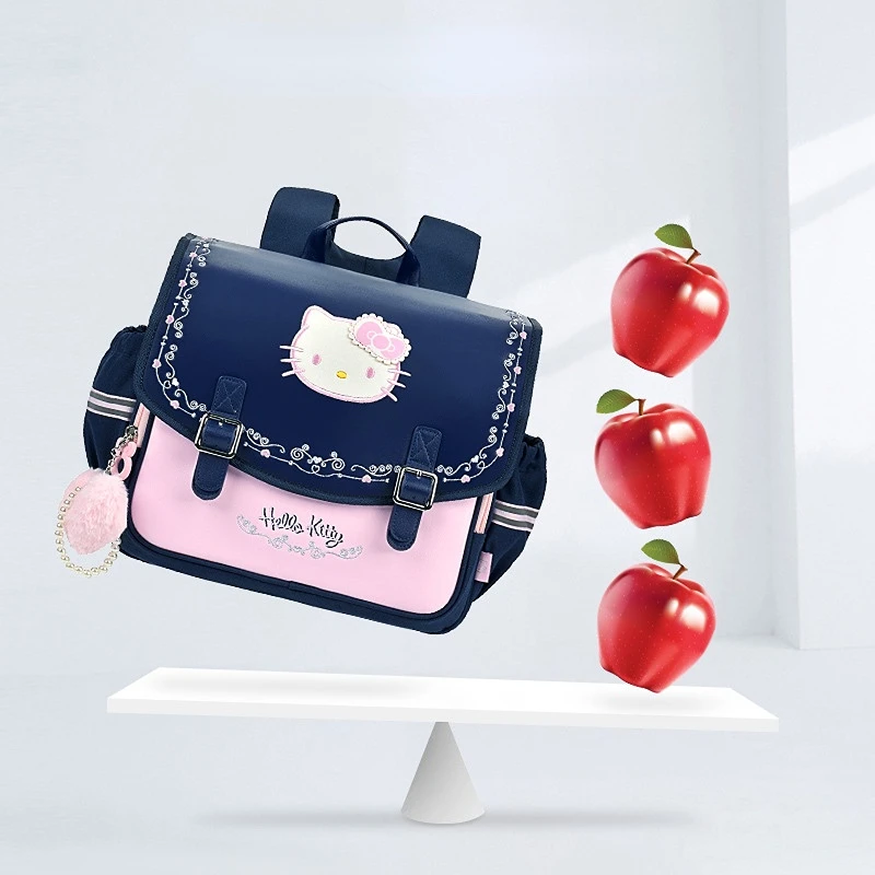 Sanrio Hello Kitty Bag Schoolbag Primary School Girl Children's Spine Protection Breathable Lightweight Backpack Girl