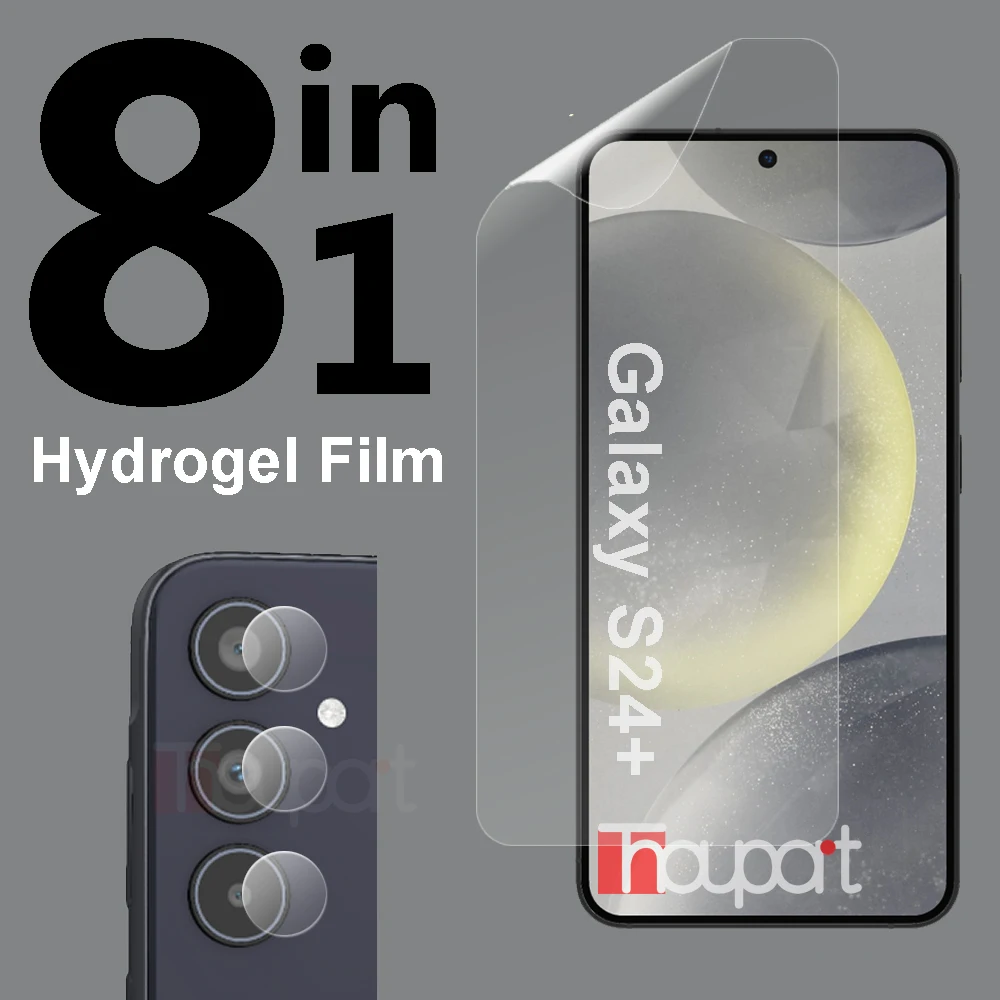 Гидрогелевая пленка для Samsung Galaxy S24 Ultra Plus Защитная объектива камеры Мягкая