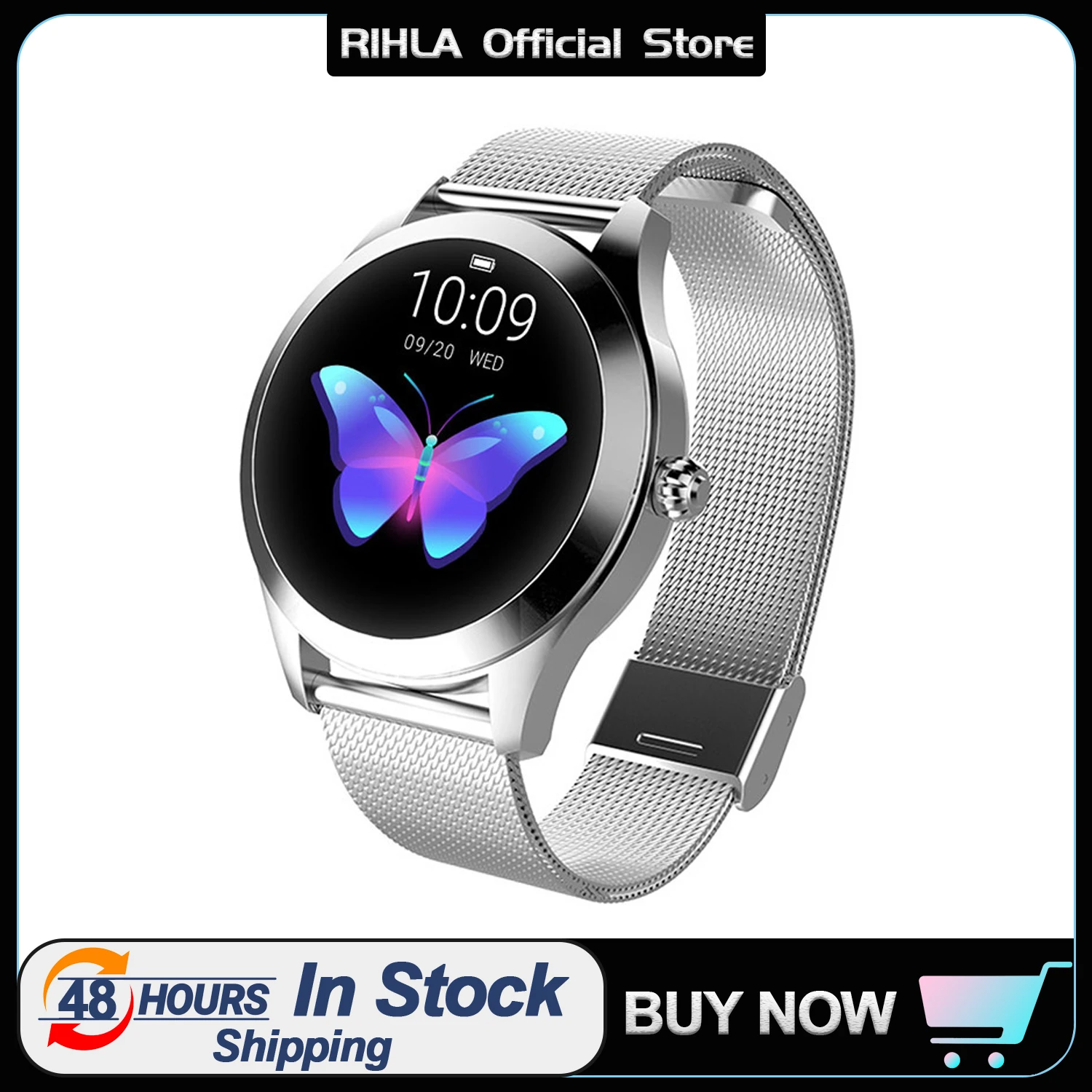 

XIAOMI Women Smart Watch IP68 Heart Rate Monitor Message Call Reminder Pedometer Calorie Smartwatch Women Watch For Android IOS