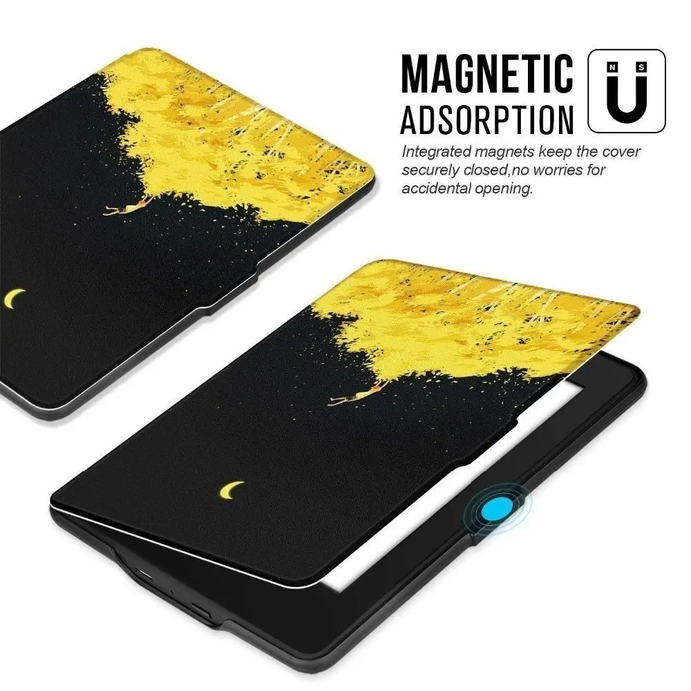 Кожаный 7-дюймовый чехол для электронной книги с поддержкой рук защитный Kindle