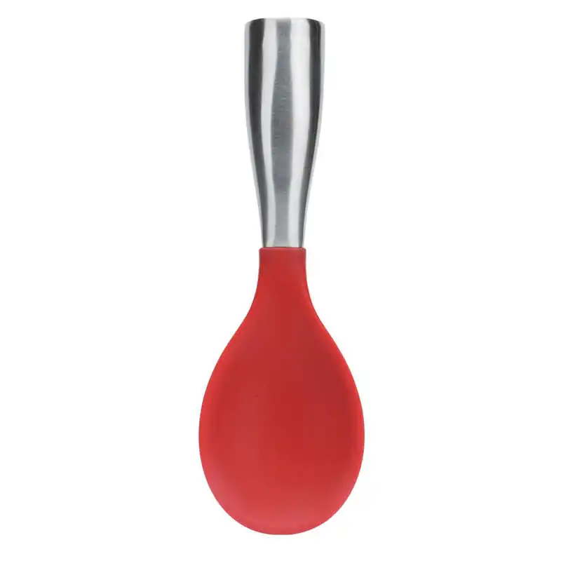 

Rice Scoop Stainless Steel Handle Rice Spoon 235℃ Resistant for Hotel for Restaurant