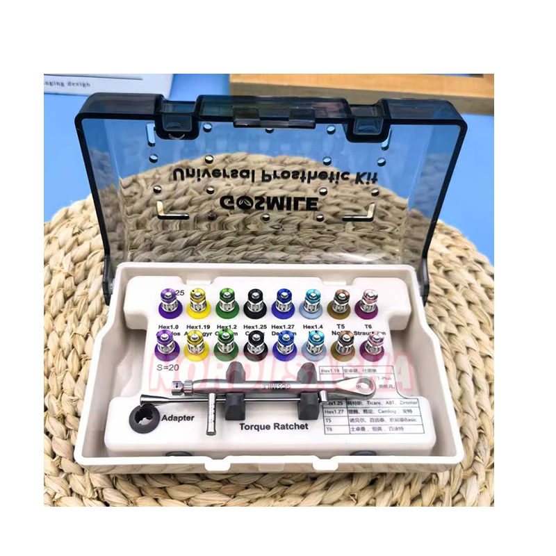 17 шт./компл. брендовые стоматологические отвертки Gsmile динамометрическая