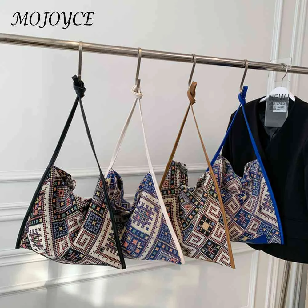 

Women Ethnic Style Retro Handbags Portable Shoulder Messenger Crossbody Bags for Outdoor Shopping Traveling
