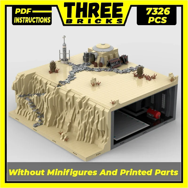Модель звездных фильмов Moc строительные кирпичи военные секретные базовые
