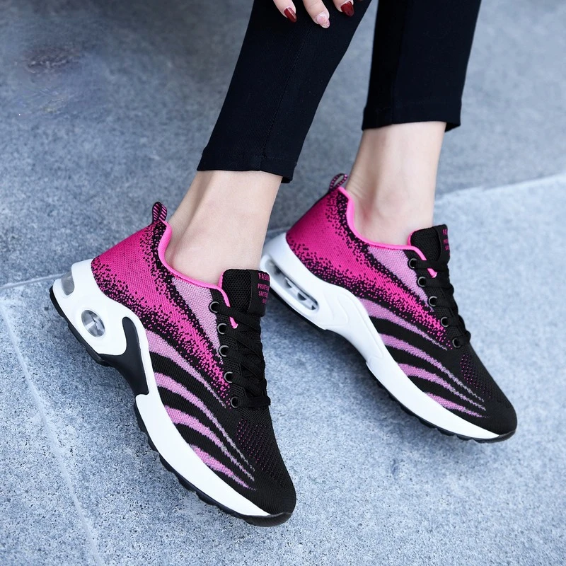 

Кроссовки женские прогулочные на платформе, Вулканизированная плоская подошва, дышащие, повседневная обувь на танкетке, 2022