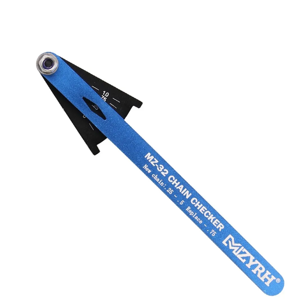 

Bicycle Chain Wear Indicator Tool Aluminum Alloy MTB Road Bike Chain Checker Multi-Functional Chains Gauge Cycling Accessories