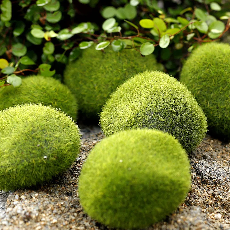

3pcs Artificial Mini Moss Stones Ant Nest Ant House Accessories Home Garden Lawn Floor Ornament Landscape Bonsai Decoration