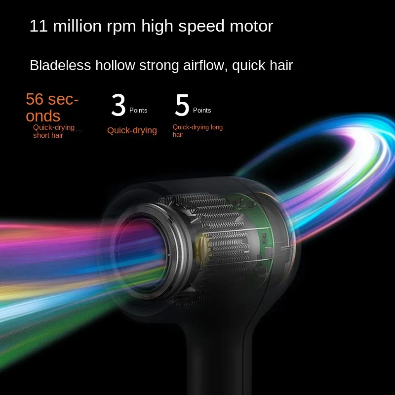 HA-Life Leafless Hair Dryer Manufacturer Wholesale Negative Ion Constant Temperature High-speed Brushless Hair Dryer New 2023 enlarge