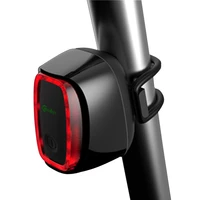 meilan x6 smart rear light bicycle lamp lantern bicycle tail lights usb rechargeable waterproof bike taillight cycling accessori