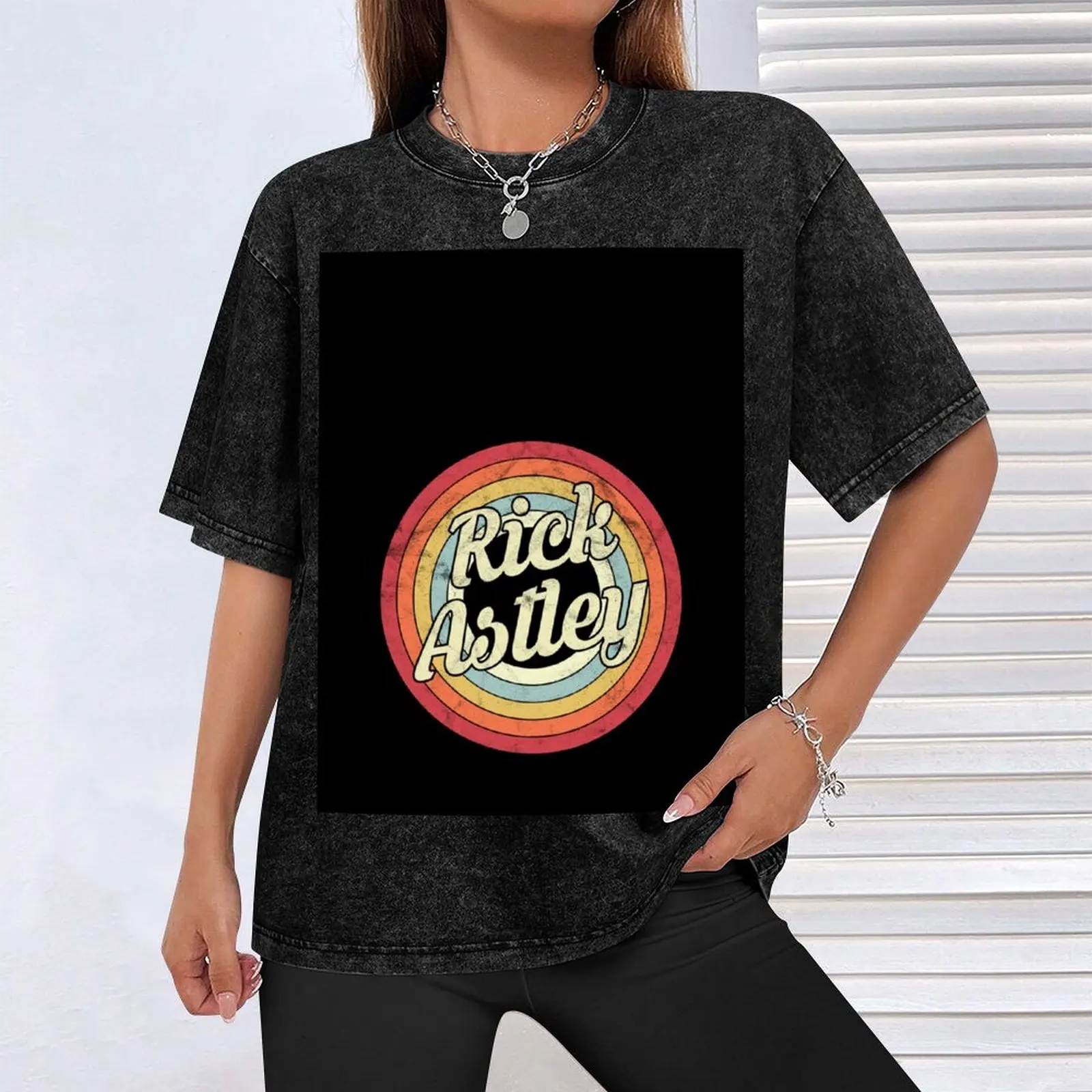 Футболка Rick Astley футболки с рисунком больших размеров мужская футболка