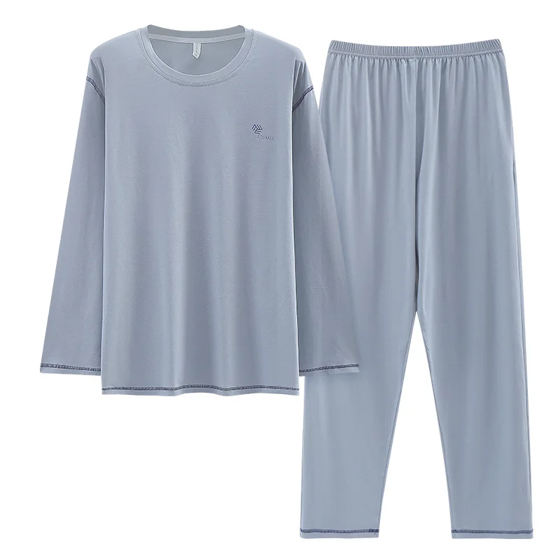 Lounge Wear Men's Winter Pajamas Sets Room Home Clothes Homewear Comfortable For Using  Quilted Long Sleeve Pajamas For Sleeping