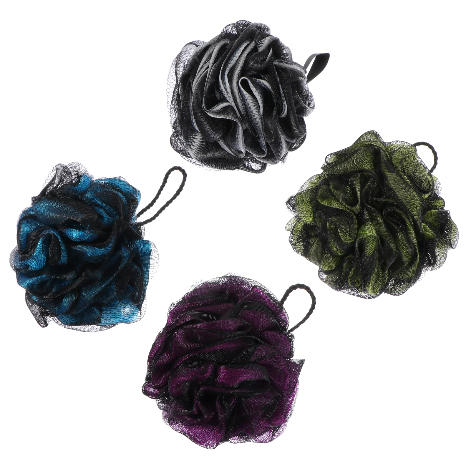 4 шт. Esponja Para Bañarse шарик для ванны цветок губка душа люфа инструмент скруббер или