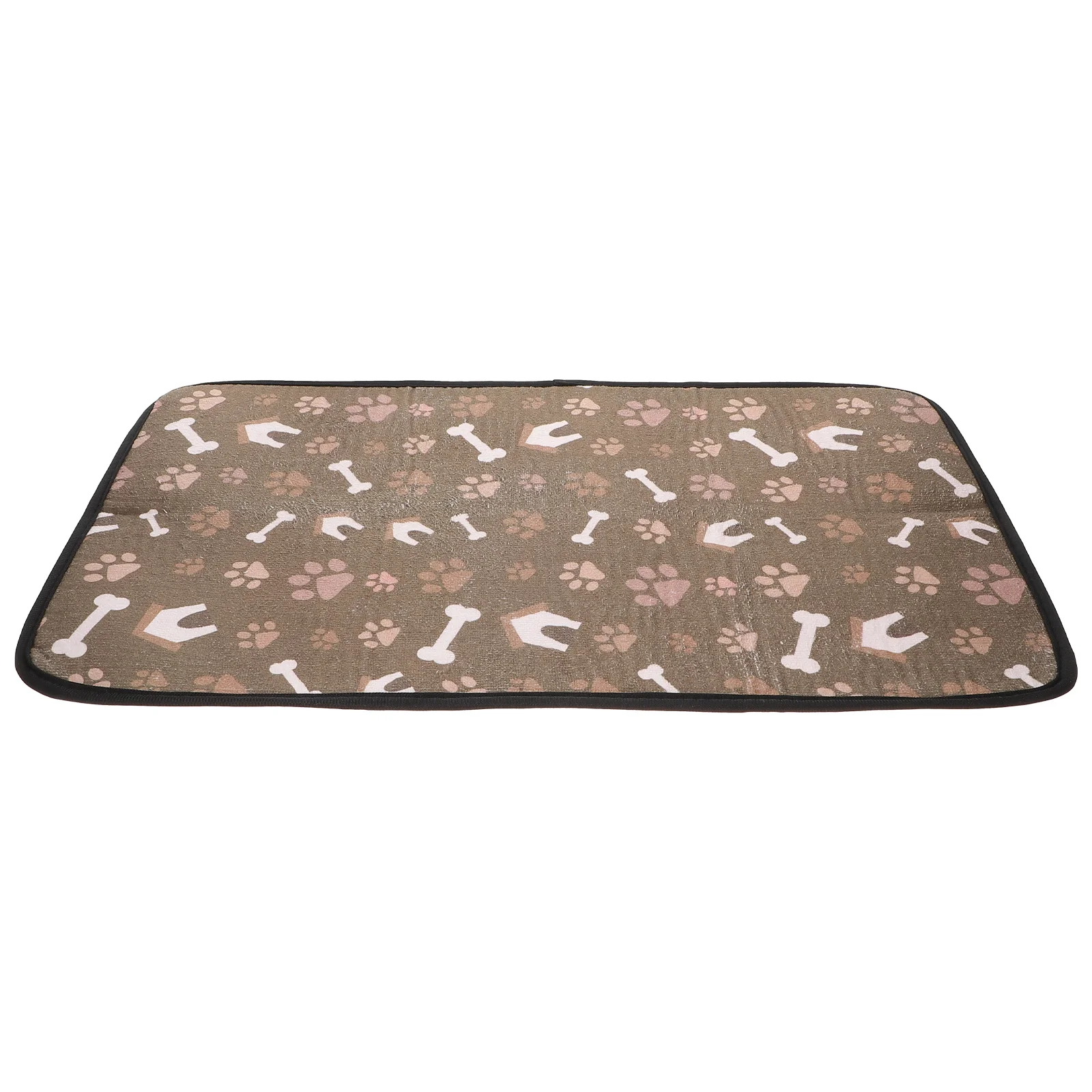 

Mat Bowl Pet Dog Cat Feeding Placemat Puppy Water Insulated Reusable Thick Floor Cushion Accessory Practical Household