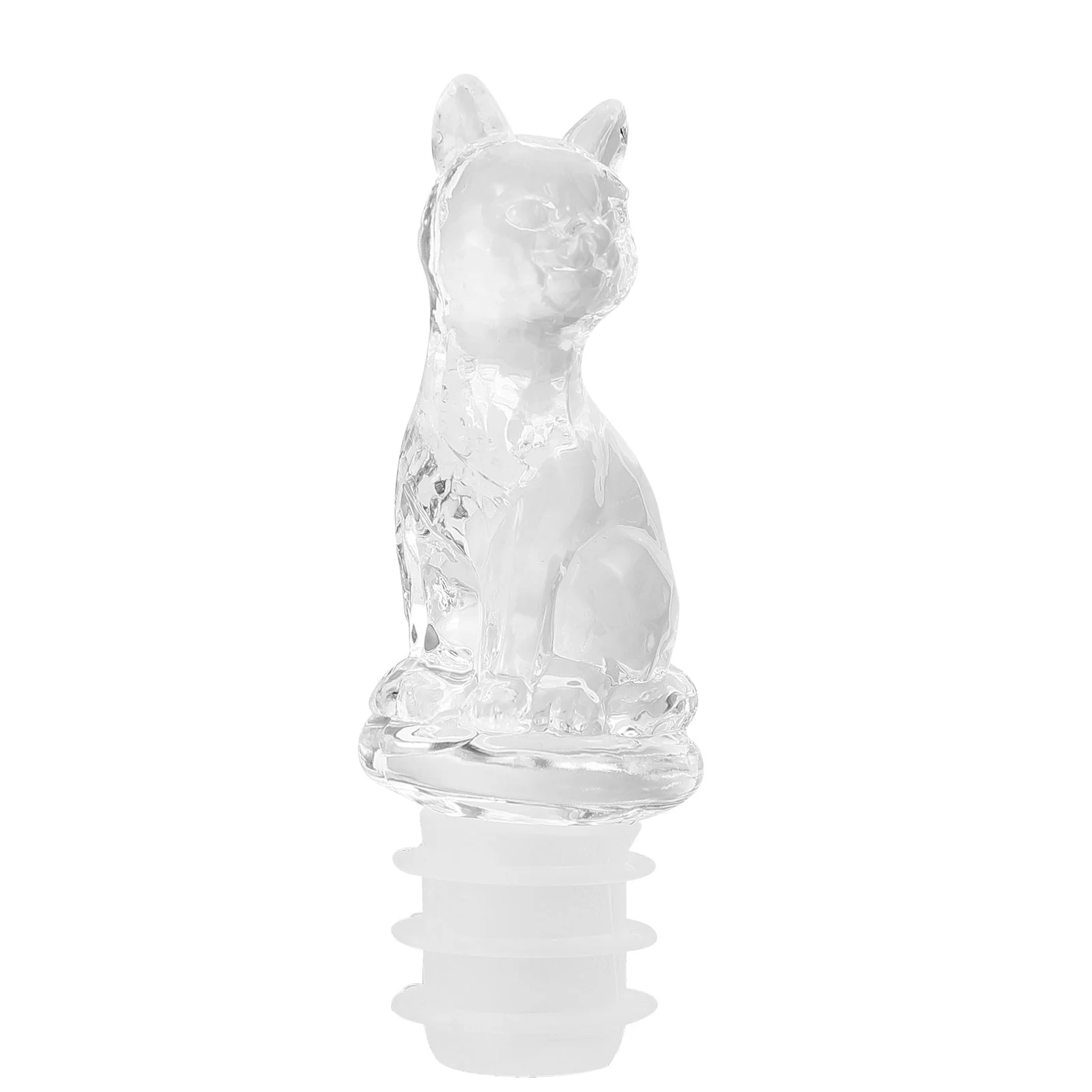 Пробка для бутылки с изображением кошки силиконовая пробковая пробка