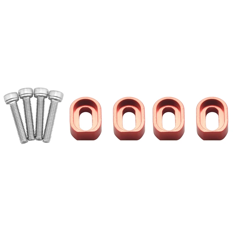 

4 шт., алюминиевые шайбы для крепления двигателя, прокладки и винты из нержавеющей стали для автомобиля на дистанционном управлении, детали 1...