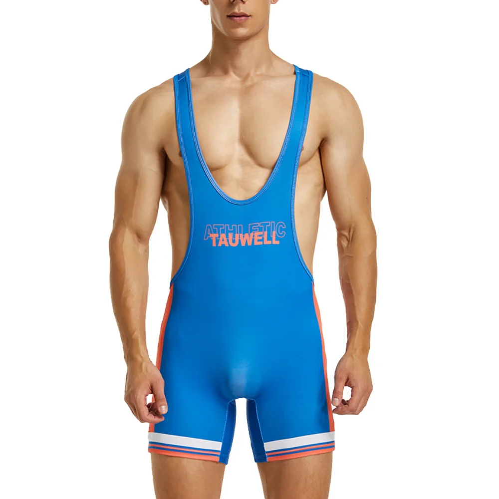 Mens Undershirts Slim Bodysuit Shaper Wrestling Singlets Jumpsuits Sexy Underwear Bodywear Sports Bodybuilding Singlets Onesie