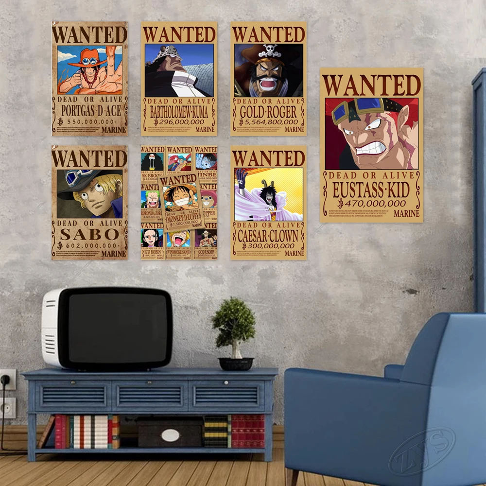 Ророноа Зоро Декор роспись One Piece Картина Home Vinsmoke Sanji постер Marshall D. Учить картины