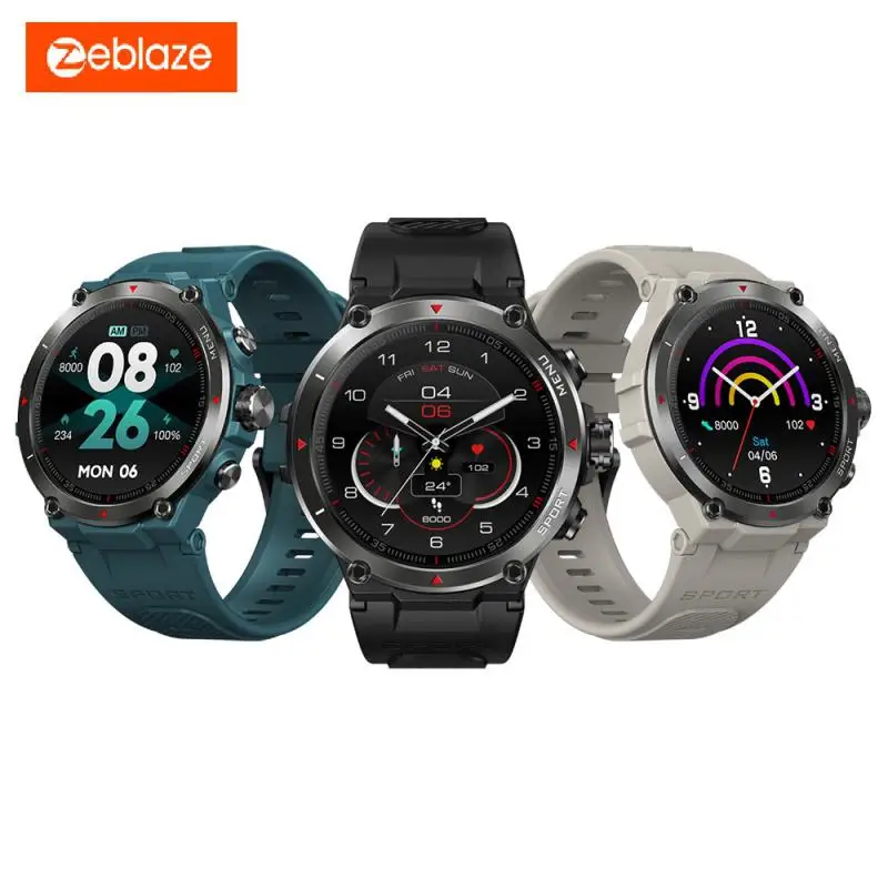 

Смарт-часы Zeblaze Stratos2 с GPS и AMOLED дисплеем, спортивные Смарт-часы с водонепроницаемым ремешком, мужские Смарт-часы с треком, 24 часа, мониторинг з...