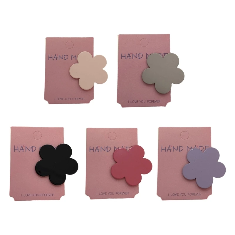 Flower Hair Clip For Teens Girl Metallic Hairpins Side Pin Y2k Hairpin Hair Barrettes For Women Side Bangs