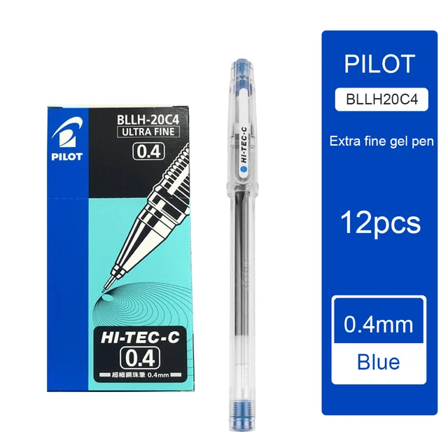 

Набор гелевых ручек Pilot HI-TEC 0,25/0,3/0,4/0,5 мм черный, синий, красный