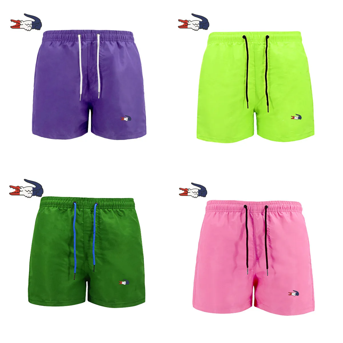 

New Summer Brand Seaside Beach Shorts Men Quick Drying Swiming Short Pants Mens Surf Beach Shorts Mesh Lining Water Swim Shorts