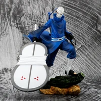 naruto anime 18 scale painted figure two head battle version uchiha obito action pvc figure toy brinquedos 28cm