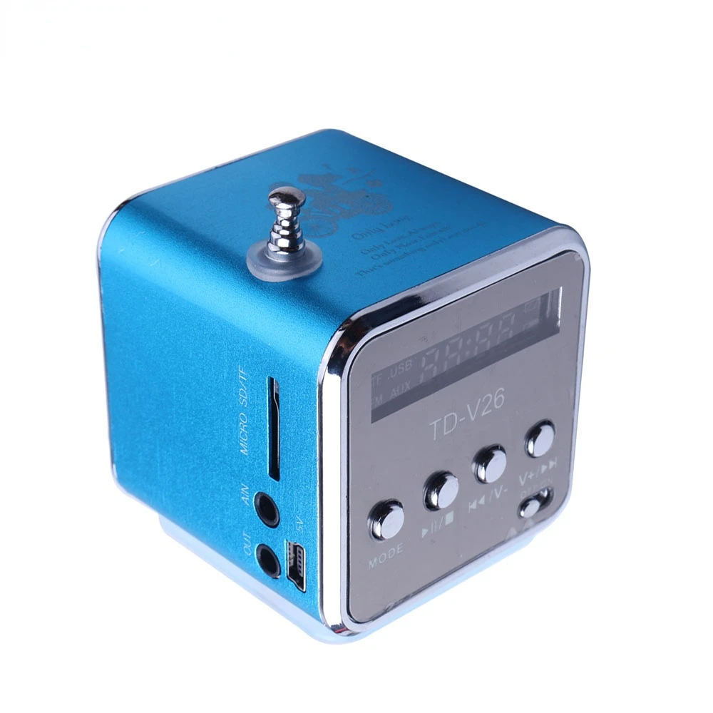

Mini Radio Fm Digital Portable Speakers With Am Fm Radio Receiver Support SD/TF Card For Mp3 Music Player USB Charging