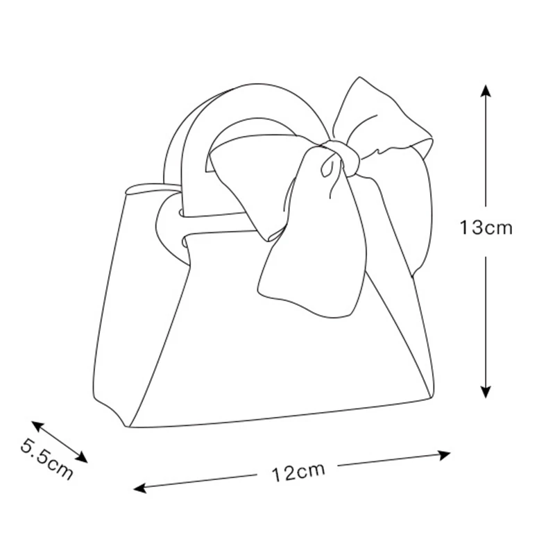 Свадебная кожаная коробка для конфет с лентой уникальная прочная ретро-коробка