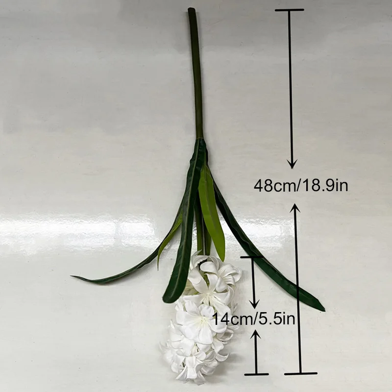 Artificial Hyacinth Violet Flower Branch Simulation Plant Bouquet Home Wedding Party Decoration Fake Flowers Handmade Wreath images - 6