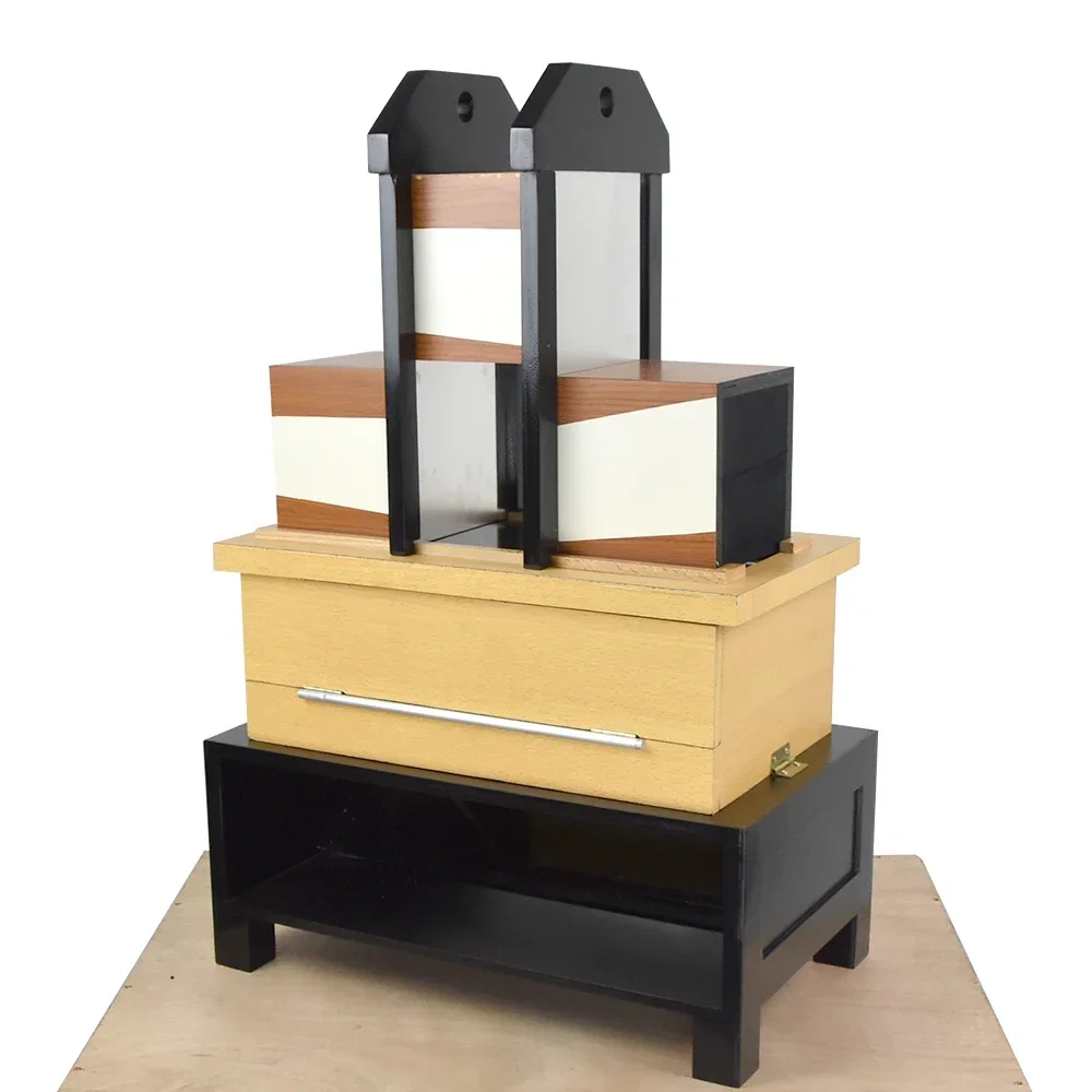 Трехсекционная иллюзия фокусы профессиональный фокусник Magie Box рука Magica