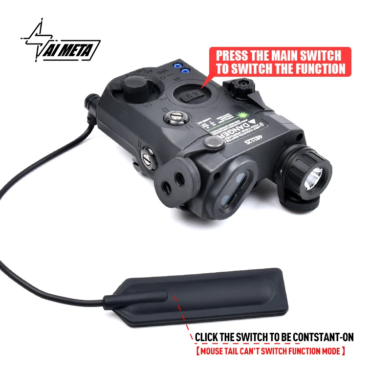 Тактический фонарик для страйкбола Лазерная Коробка белая LED версия без лазера