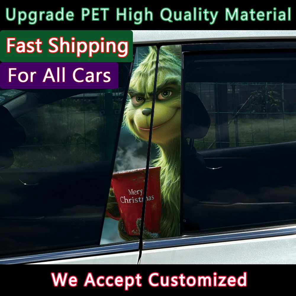 Аниме Рождественский маленький монстр автомобиль B наклейка на столб