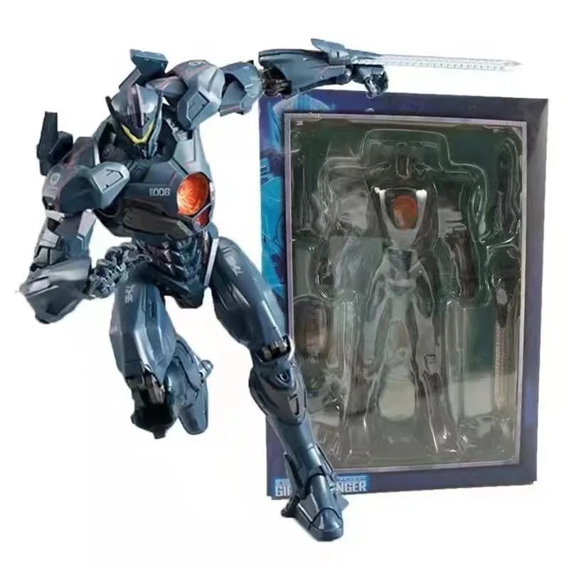 Фото Фигурка-модель Mecha Pacific Rim Vengeance Wanderer Obsidian, 18 см, в коробке, с подвижными суставами, игрушка, подарок №1