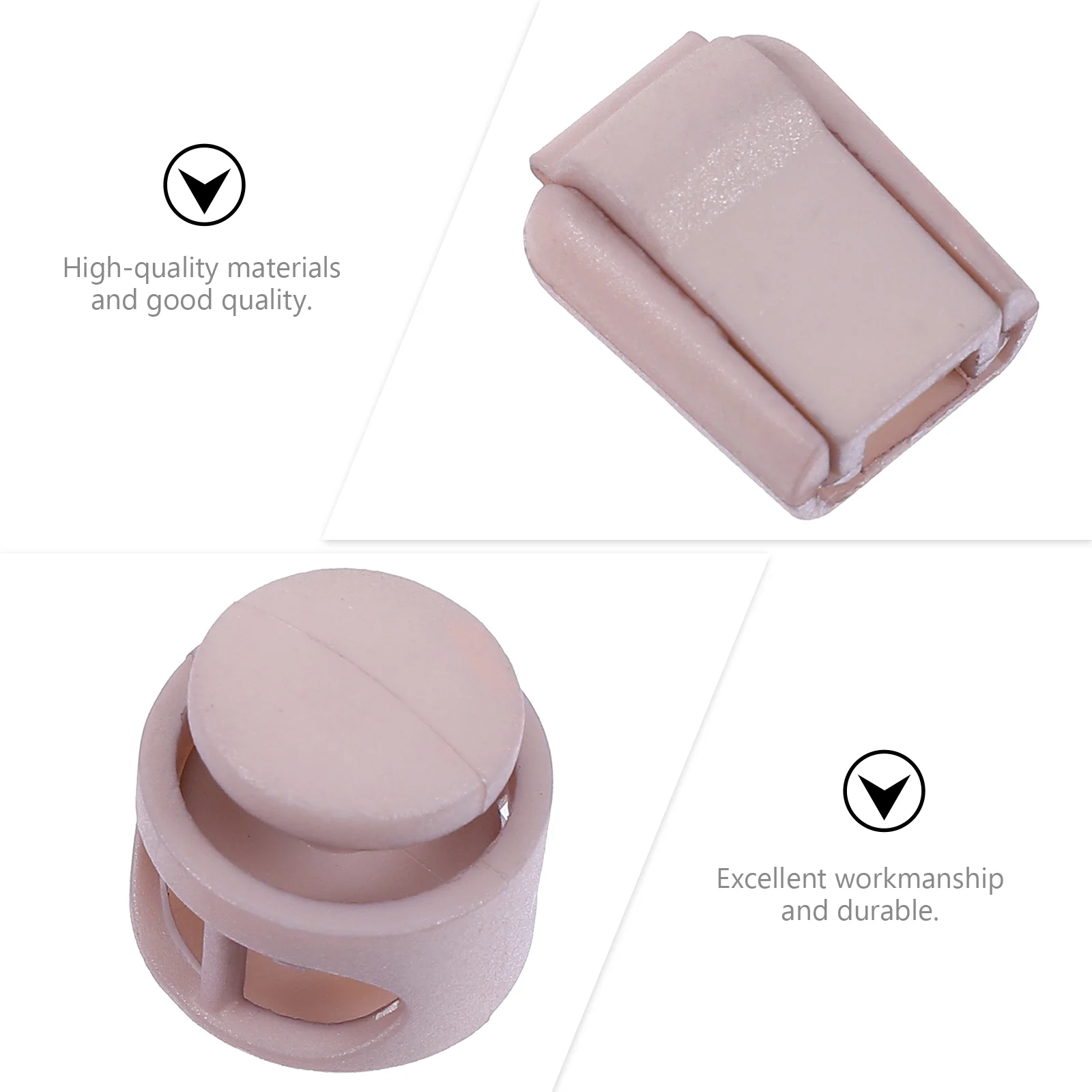 Shoelace Cord Lock Locks Anti- Buckles Ball Earrings Premium Spring Blank Hats Shoes Accessories Plastic Rope DIY