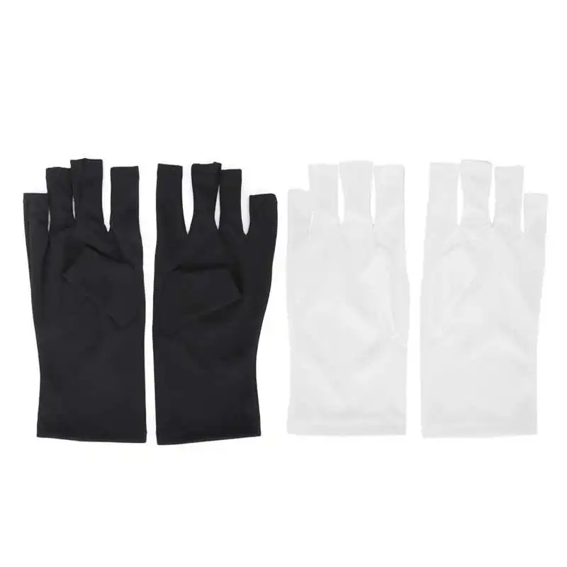 1 Pair Nail Art Glove UV Protection Anti Radiation Gloves Protector for Gel LED Lamp Light Tools |