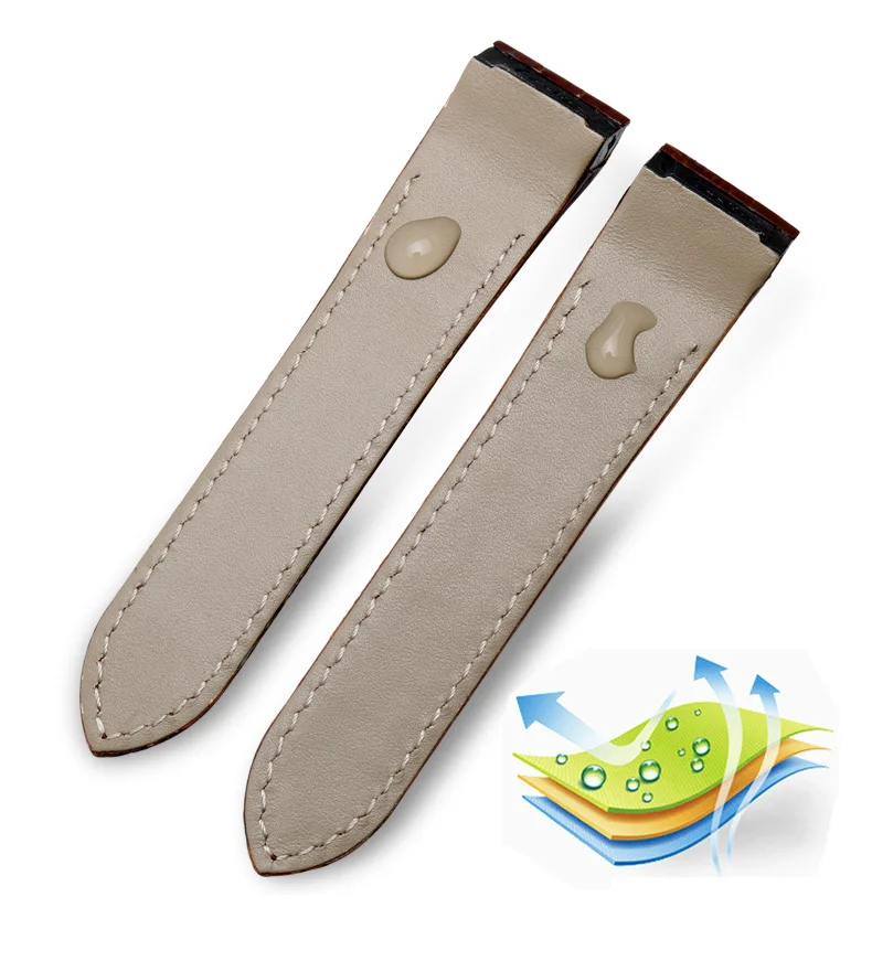 Ремешок сменный из натуральной кожи для наручных часов 20/23 мм 100/W20106x8/W20073X8 - купить