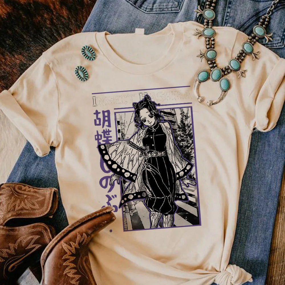 

Kokushibo Demon Slayer Kimetsu No Yaiba tshirt women streetwear designer Y2K t shirt girl graphic designer manga clothing