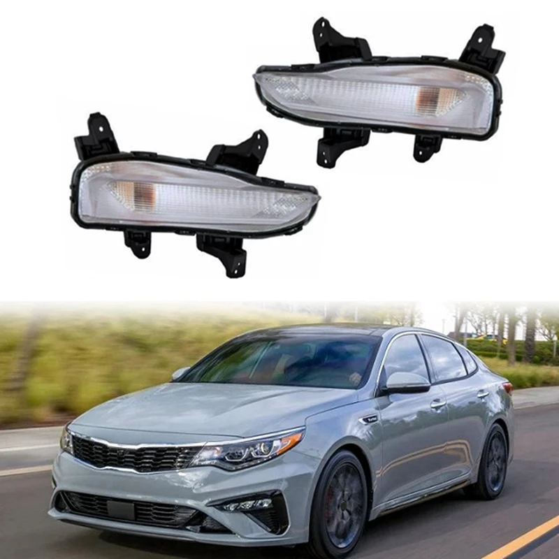 

Противотуманные фары в сборе для переднего бампера автомобиля, фары дальнего света 92303D5500 92304D4500 для KIA Optima 2019 2020, 1 пара