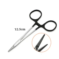black handle 12 5cm needle holder stainless steel medical needle holder surgical suture instrument