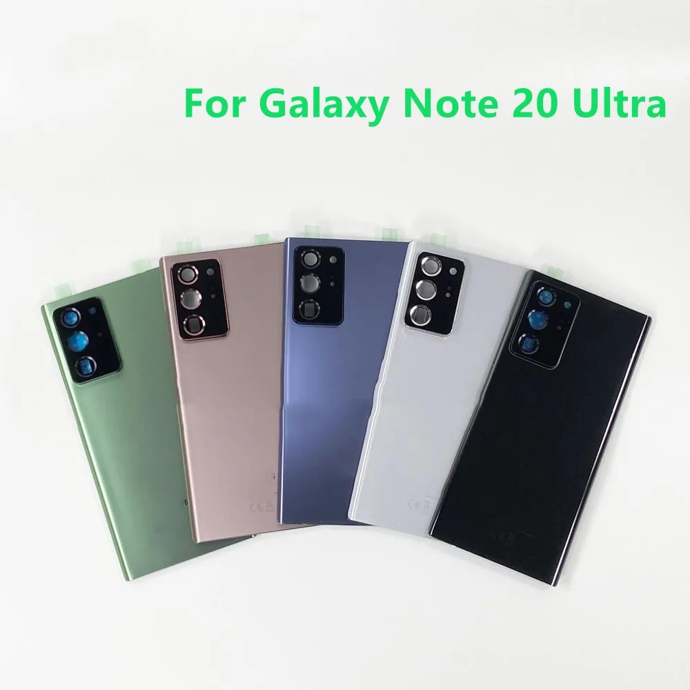 

10 шт. оригинальная задняя крышка из стекла для Samsung Galaxy Note 20 Note 20 Ultra N985F N986F N986B задняя крышка