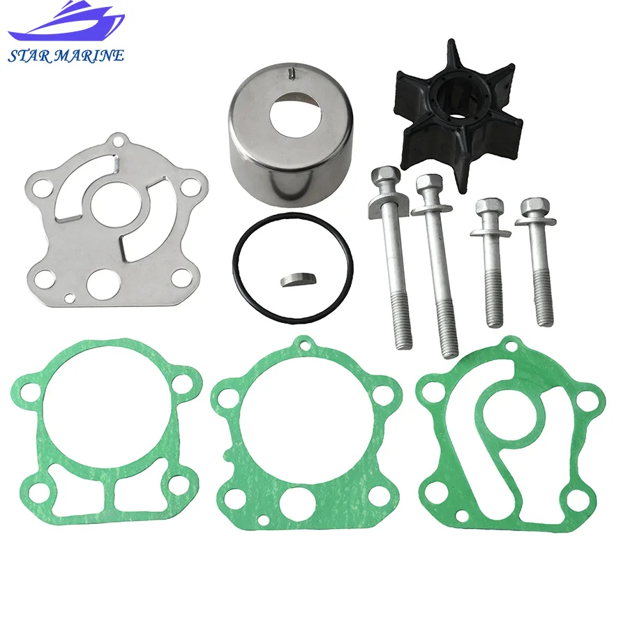 Комплект крыльчатки водяного насоса 67F-W0078 для подвесного мотора Yamaha 4T F75 F80 F90 F100