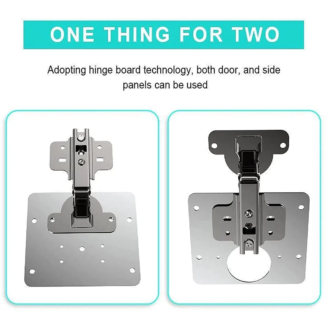 

4pc Furniture Hinges Repair Plate Rust Resistant Steel Kitchen Cupboard Cabinet Door Drawer Mount Tool Home Hardware